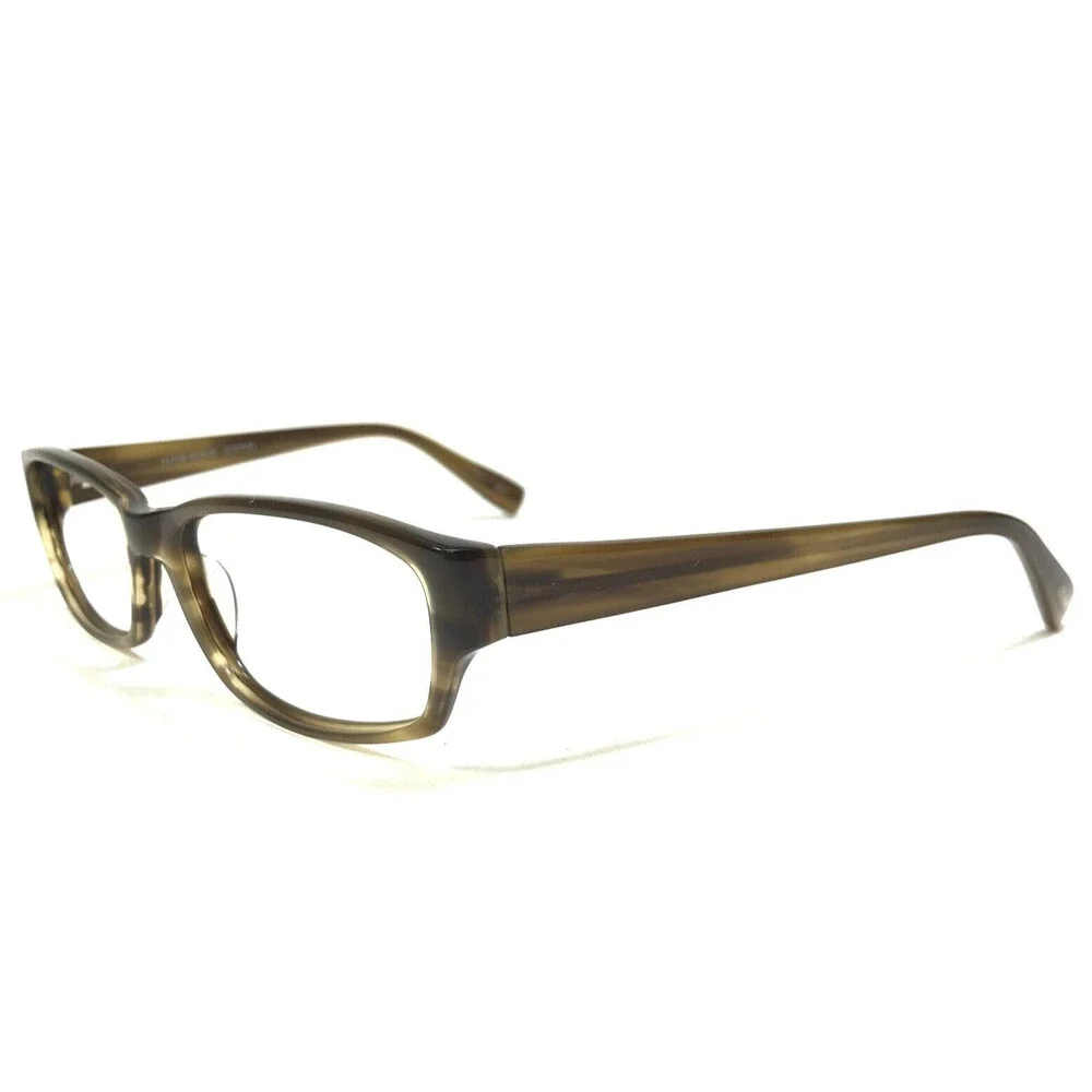 Oliver Peoples Eyeglasses Frames Boon OT Brown Rectangular Full Rim 55-17-135